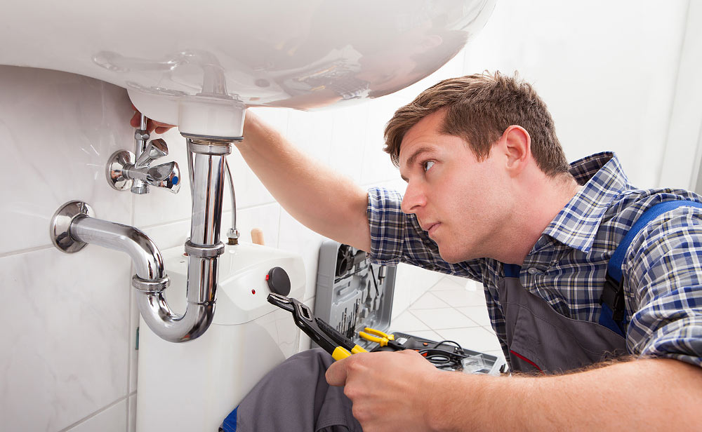 Person Fitting a Sink